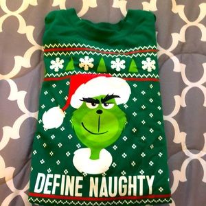 Ugly Christmas Sweater Grinch sweatshirt